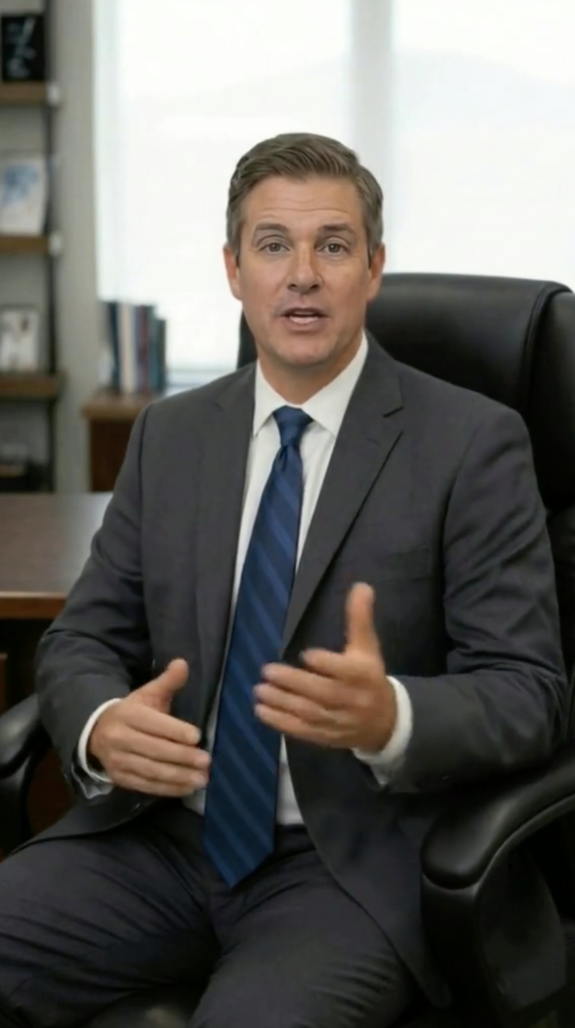 Dr Marcos Mendes em seu consultório